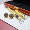 قلم كارتير Cartier لون ذهبي