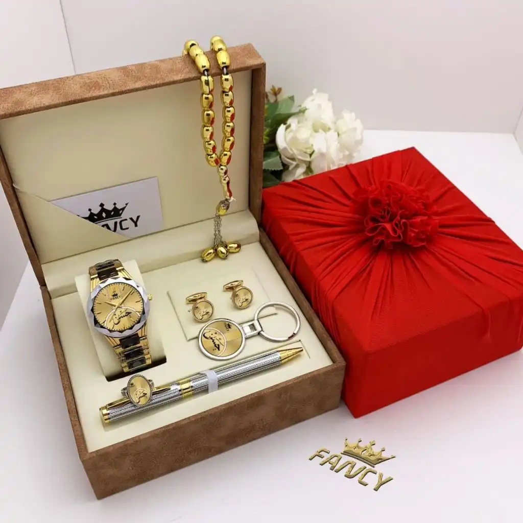 ساعة رجالي باسم حسن