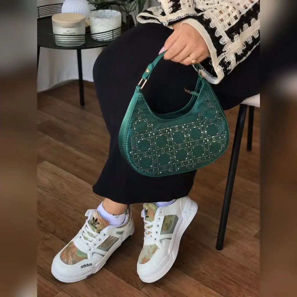 شنطه ديور نسائي خضراء