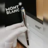 قلم مونت بلانك فضي