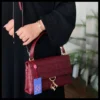 شنطة سي اتش عنابي