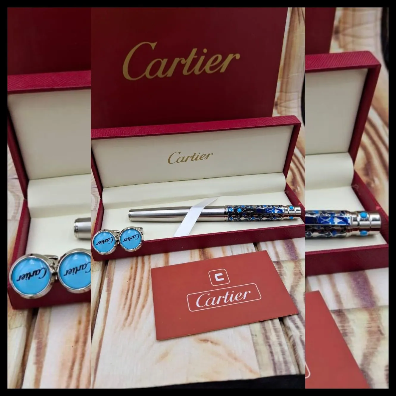 قلم كارتير رجالي ازرق