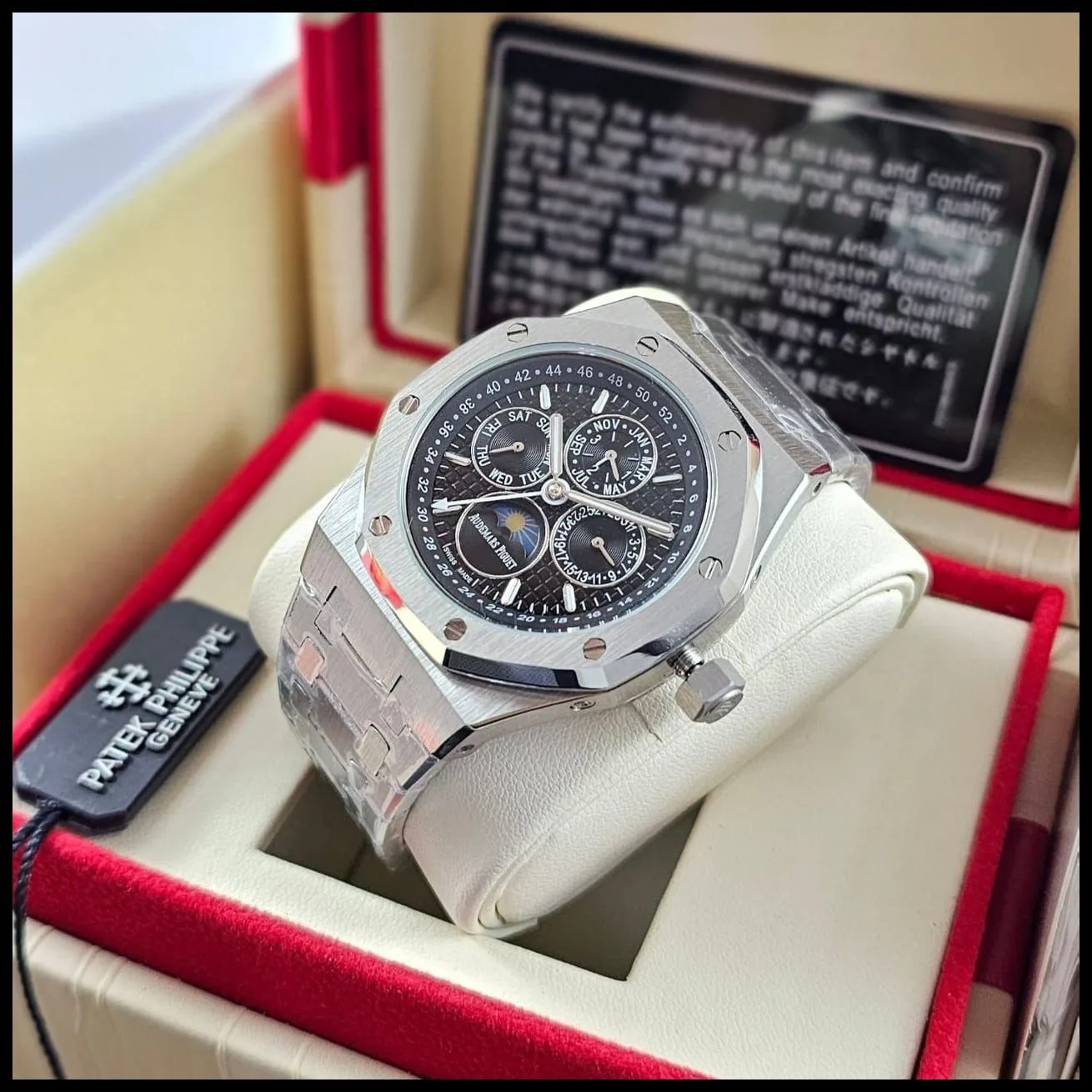 ساعة ادمر بياجيه سوداء رجالية