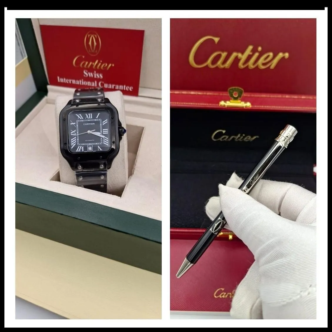 ساعة كارتير سوداء