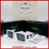 نظارة برادا ابيض واسود