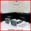 نظارة برادا فضي واسود