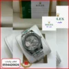 رولكس رجالي Rad114 (44) ساعه rolex رجالية بطارية فضي ومينا رمادي