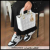 mf88 (14) شنطة ديور مربعة بيضاء