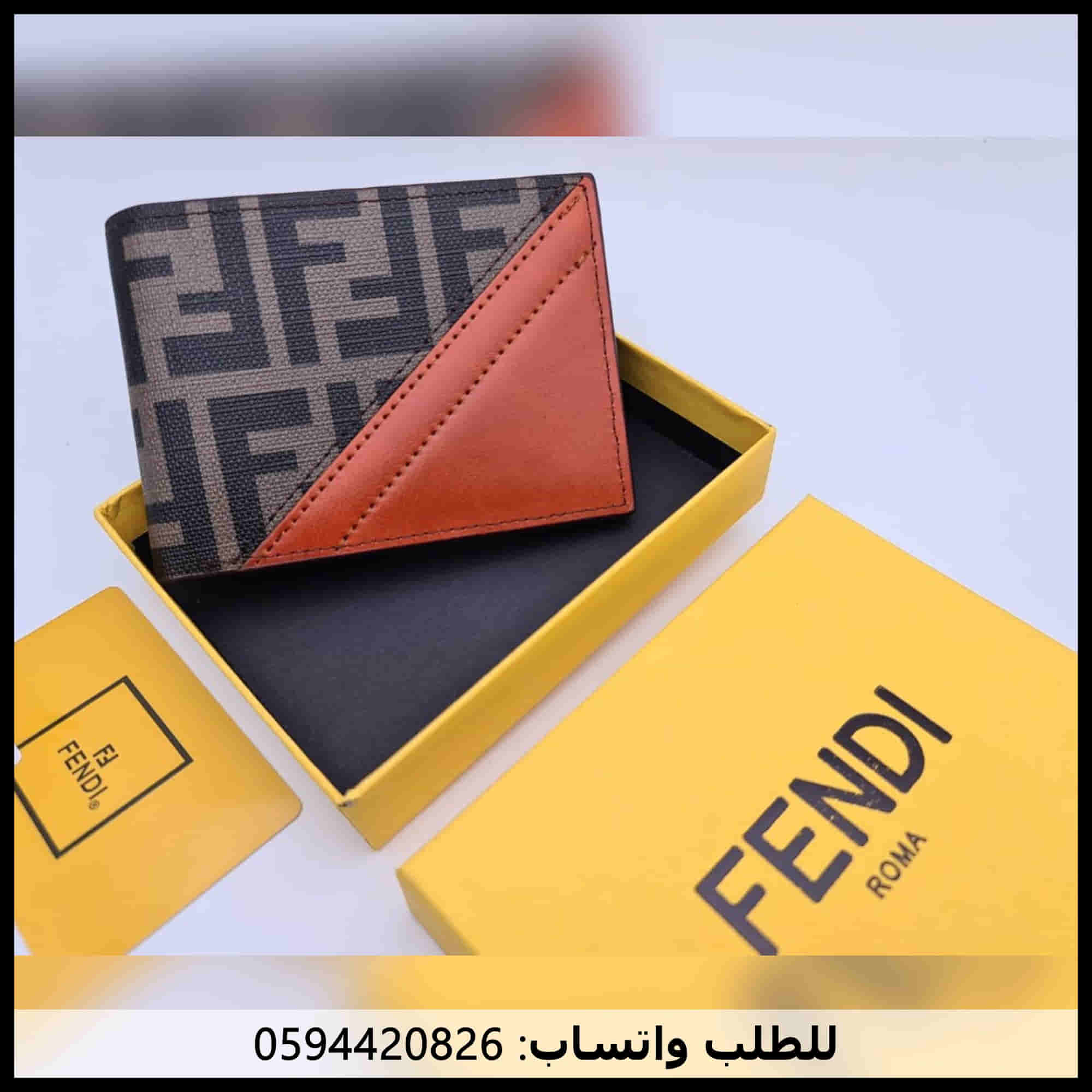 mf89 (3) محافظ رجالي ماركة فندي