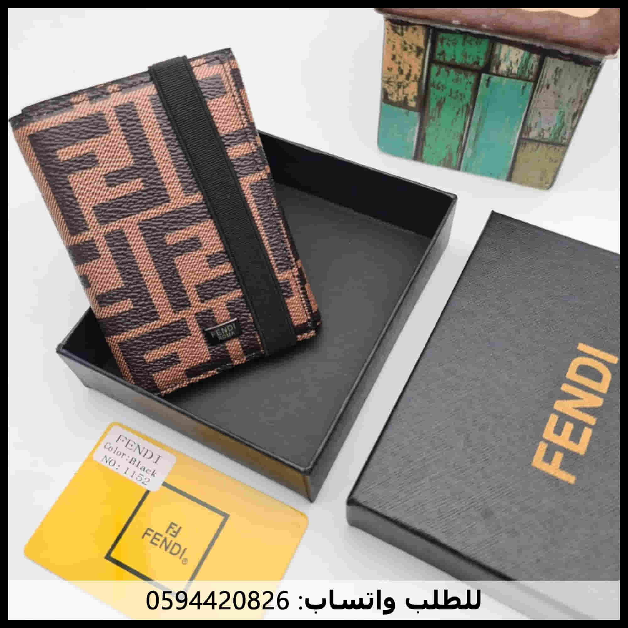 mf89 (5) محافظ رجالي ماركة فندي