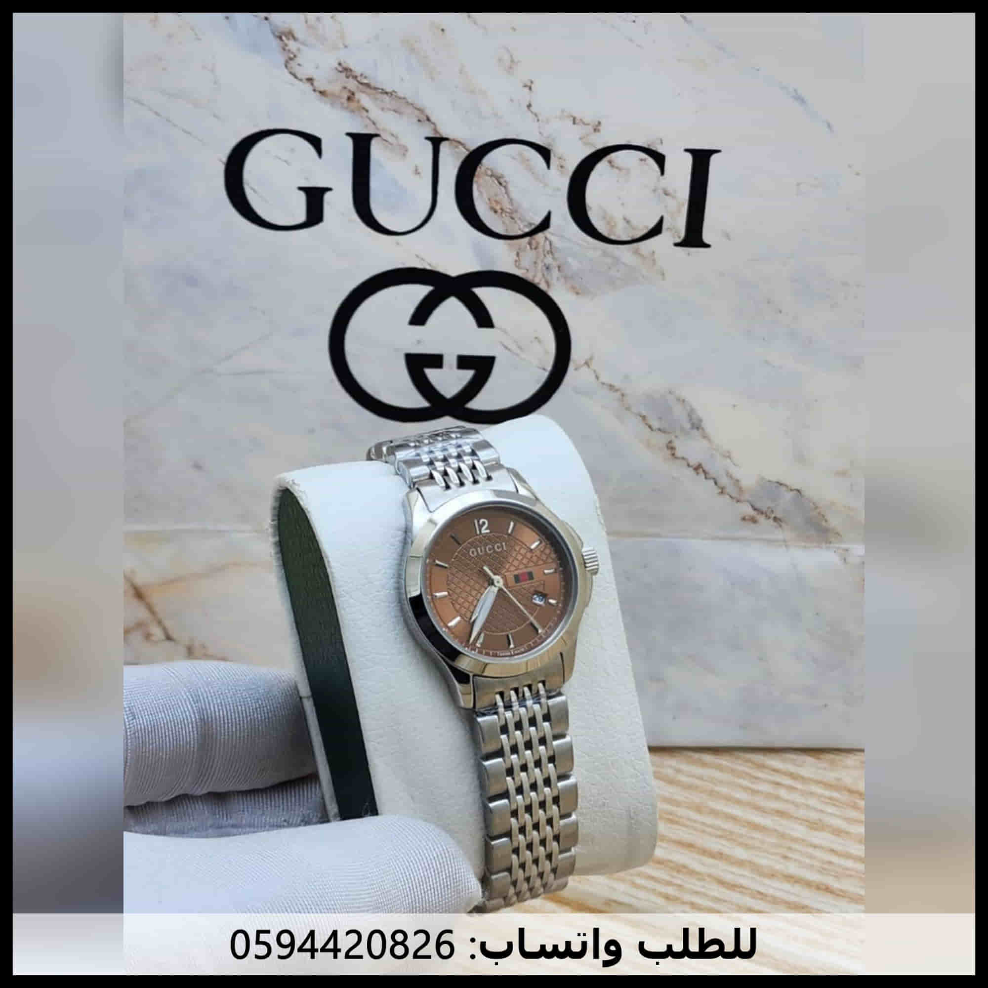 ساعات قوتشي النسائية برونزي