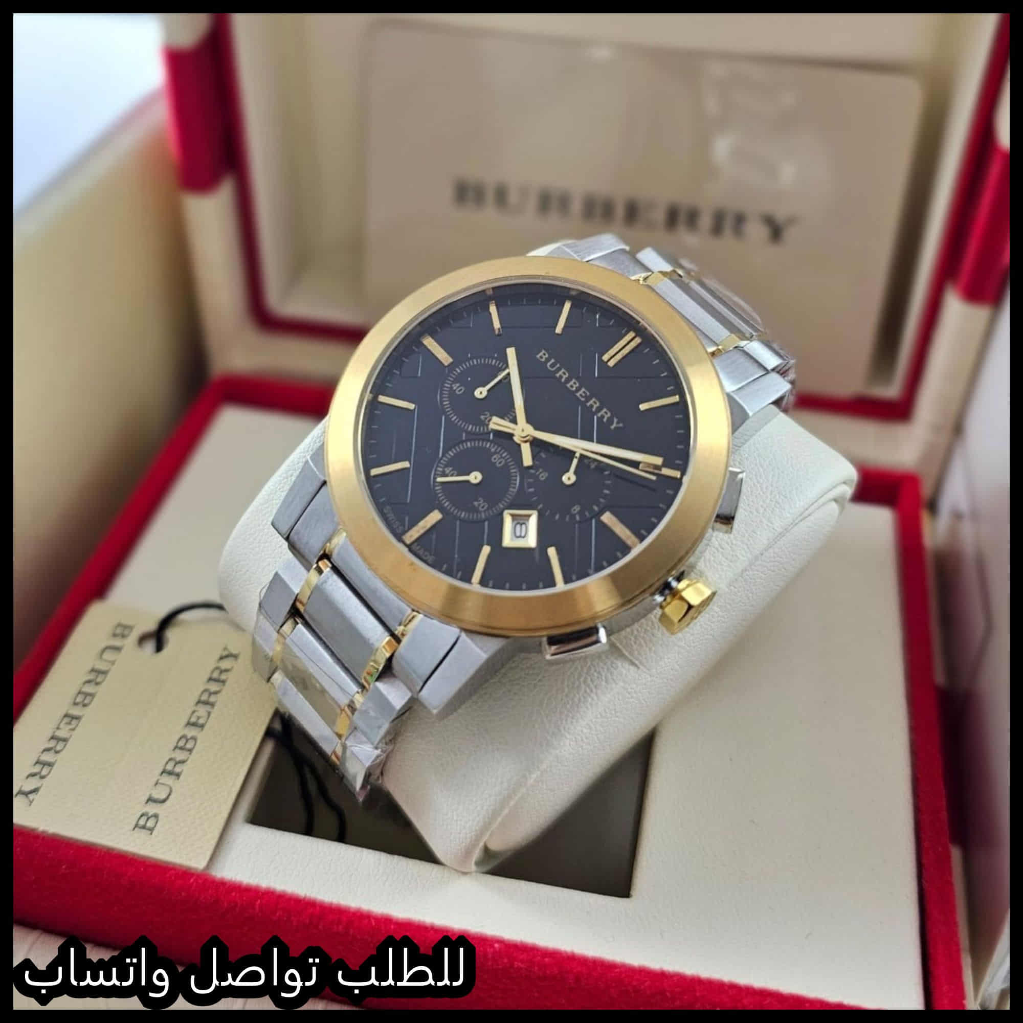 ساعات بربري BURBERRY سوداء