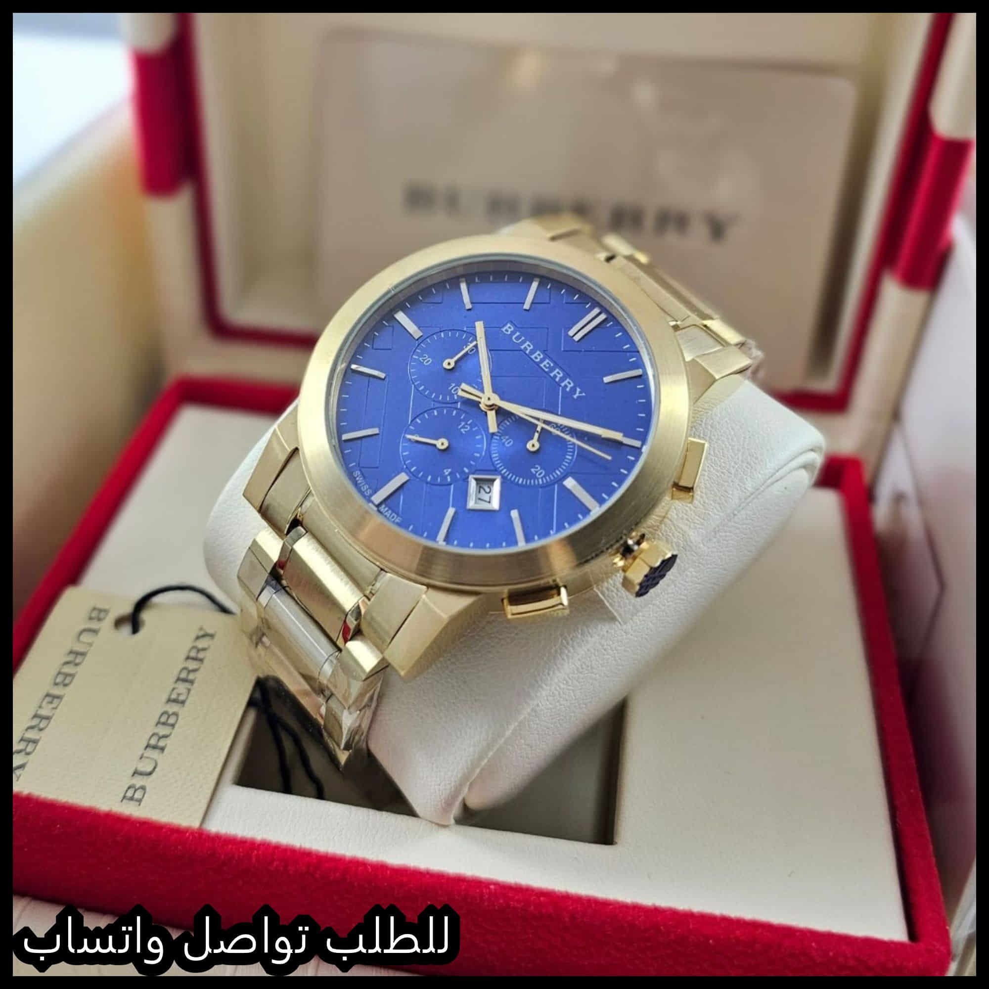 ساعات بربري BURBERRY ذهبي