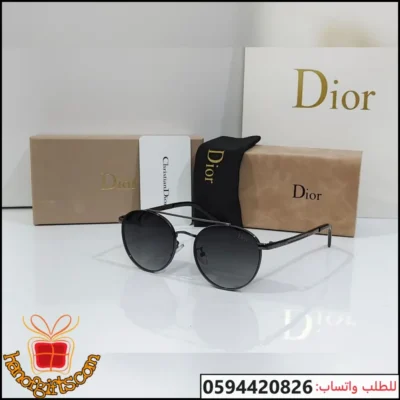 نظارة ديور اسود مطفي