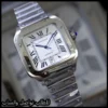 ساعة رجالي CARTIER سانتوس ابيض