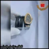 ساعة بولغاري لون اسود لفتين