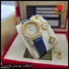 ساعة شوبارد كحلي وذهبي مع اسواره LVmg37 (6) ساعة شوبارد كحلي وذهبي مع اسواره LV