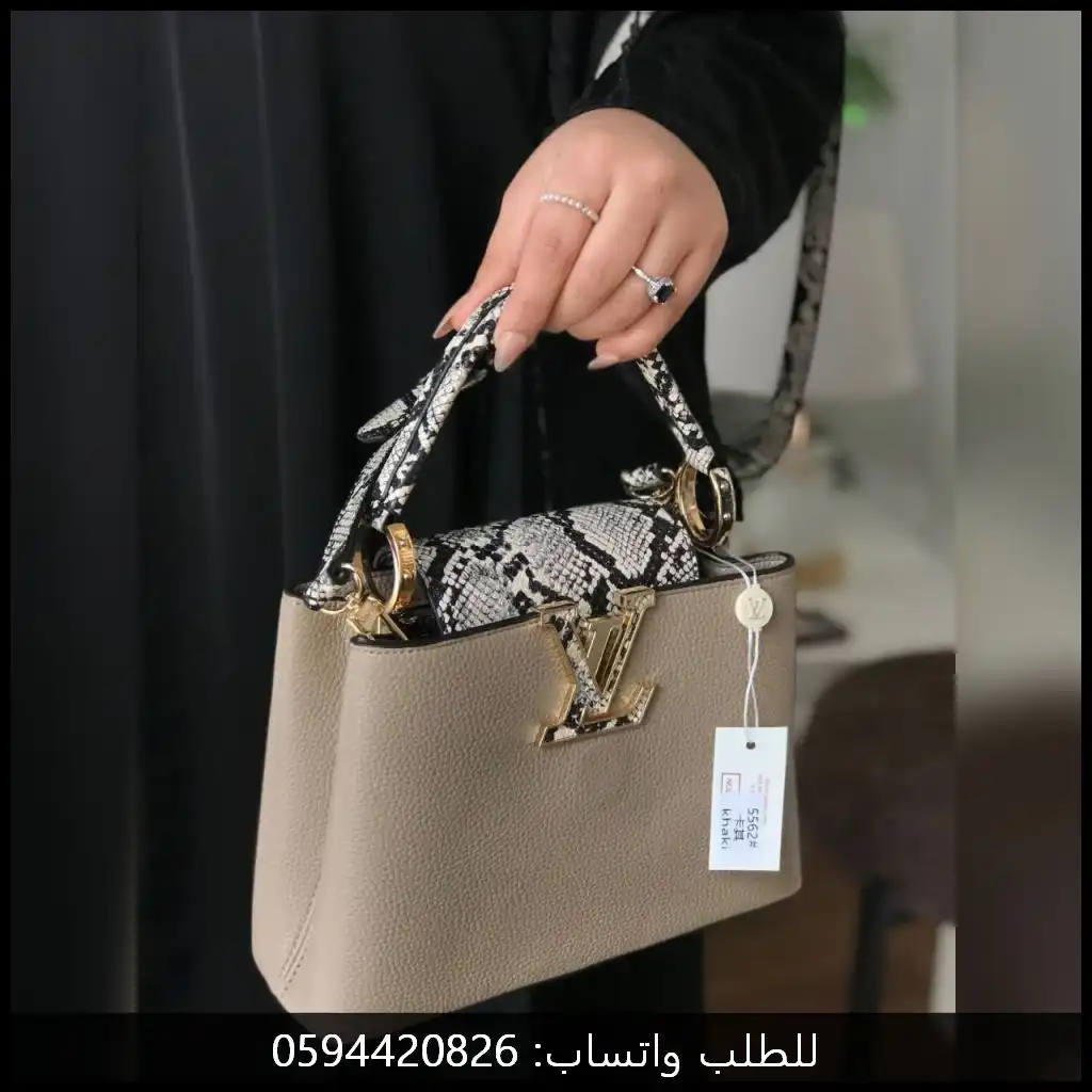 شنط لويس فيتون هاي كواليتي بيج مع جلد الثعبان