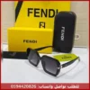 نظارات فندي نسائية سوداء عدسات كبيره