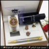 md78 (3) طقم رجالي باسمك طقم ساعة وكبك وخاتم حسب الاسم