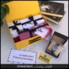بكس فندي رجالي قماش مع شماغ و ساعة