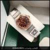 ساعة أوميغا نسائية بني روز قولد mg53 (5) ساعة أوميغا نسائية بني روز قولد