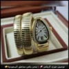 ساعه بولغاري نسائي ثعبان ذهبية مع فصوص لفتين