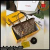شنطة فندي نسائية بنقشة FF تصميم توت Tote