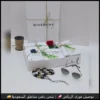 طقم جفنشي قماش رجالي مع شماغ ونظارة