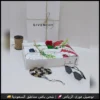 طقم جفنشي قماش رجالي مع شماغ ونظارة