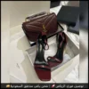 طقم سان لوران عنابي شنطة وكعب (9) طقم سان لوران عنابي شنطة وكعب