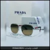 نظارات PRADA متدرجة لون بني نظارة رجالية فاخرة