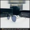 نظارات شمس بولغاري رجالية اطار فضي عدسات اسود نظارات شمس بولغاري رجالية اطار فضي عدسات اسود