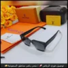 نظارة لويس فيتون اسود وذراع بنقش الماركة