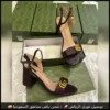 شوز قوتشي كعب بني غامق