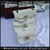 شنطة قوتشي بيضاء بثلاث أحجام
