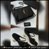 طقم سان لوران أسود شنطه وكعب