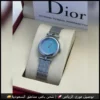 ساعة Dior بمينا أزرق لؤلؤي