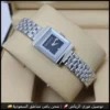 ساعة قوتشي بمينا أسود نسائية تصميم مربع