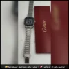 ساعة كارتير سانتوس بمينا أسود رجالية