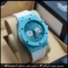 ساعة هوبلت بمينا أزرق سماوي
