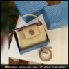 شنطة توري بورش ذهبية بتفاصيل براقة