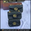 شنطة قوتشي سوداء بسلسلة ذهبية