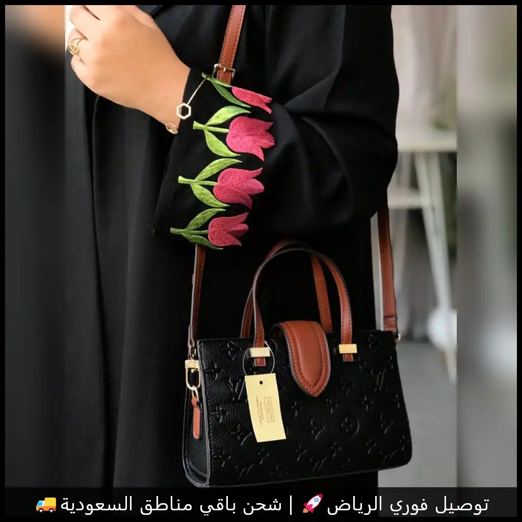 شنطة لويس فيتون سودة × بني 2 شنطة لويس فيتون سودة × بني