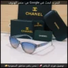 نظارات شانيل نسائية بإطار شفاف عدسات سماوي