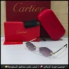 نظارات شمسية كارتييه نسائية بدون إطار