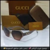نظارات قوتشي نسائية بلون بني دافئ