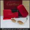 نظارات كارتير بدون إطار وعدسات بني فاتح