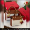 شنط جيس الجديدة بيج × قهوة مع تعليقة كرز