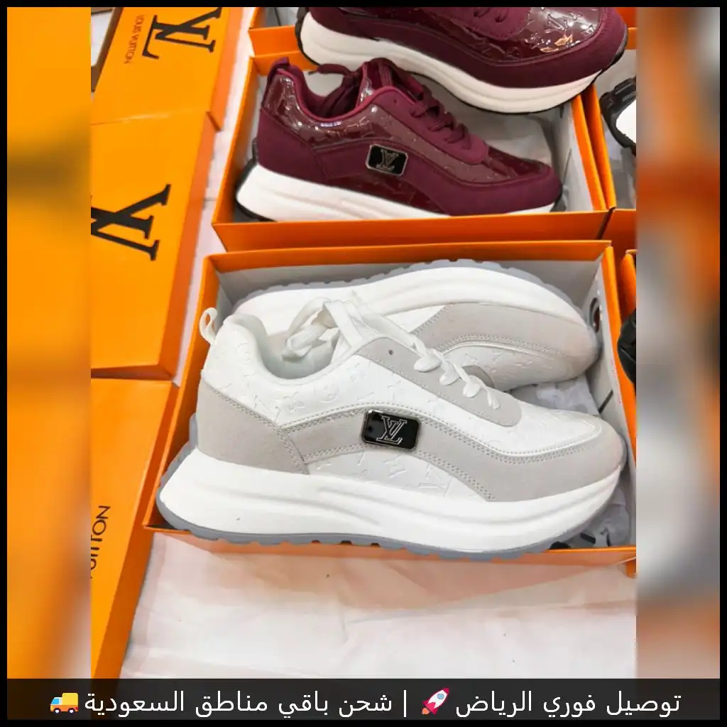 شوز لويس فيتون بألوان متعددة – راحة وأناقة في كل خطوة